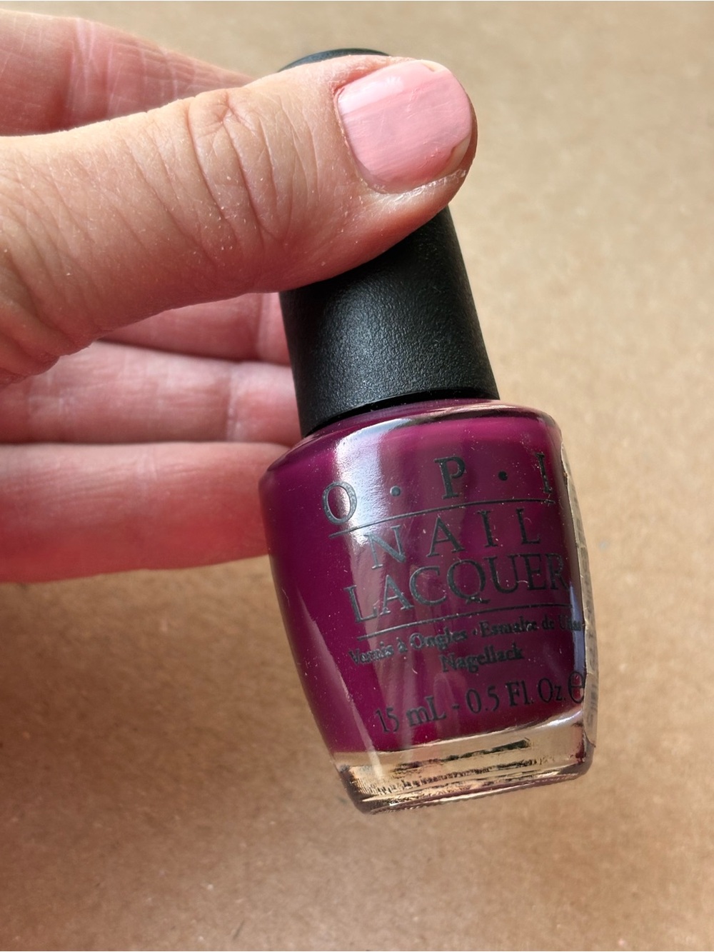 OPI Nail Lacquer - Deep Berry Purple “In the Cable Carpool Lane”